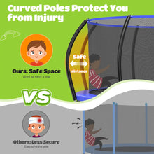 Load image into Gallery viewer, ORCC 1200LBS In-net Trampoline with Curved Poles