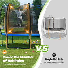 Load image into Gallery viewer, ORCC 1200LBS In-net Trampoline with Curved Poles